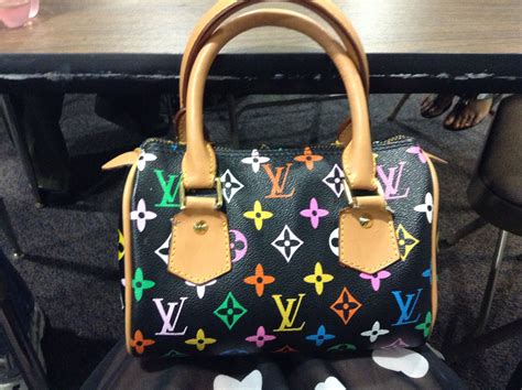 louis vuitton handbag colorful